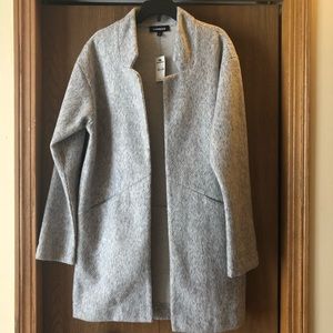 EXPRESS gray coat, size small NWT